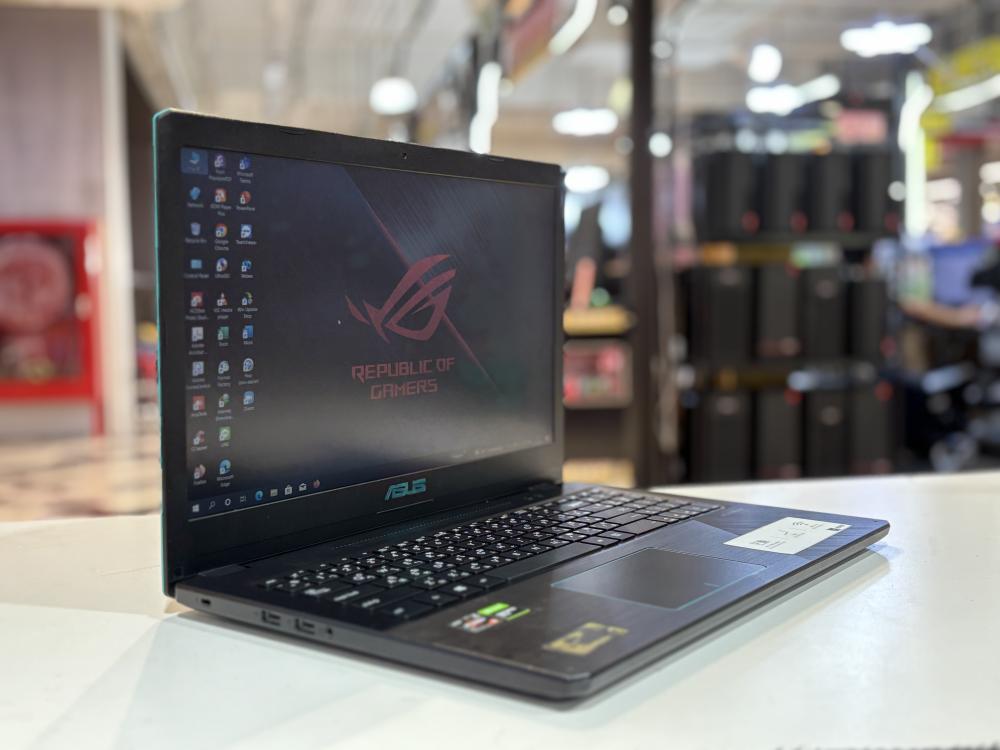 โน๊ตบุ๊คมือสอง Asus m570d ราคา 9,900 บาท ใช้สำหรับใช้สำหรับดูหนังฟัง ...