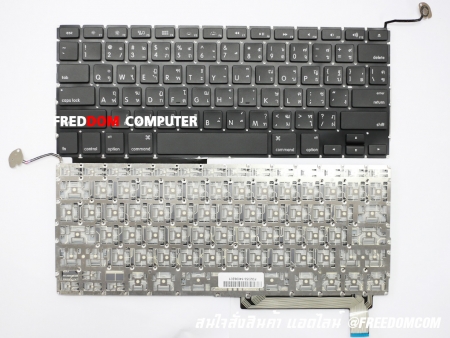 KEYBOARD-MACBOOK APPLE คีย์บอร์ด Macbook Pro 15  A1286 2009 2010 2011 2012  (ภาษาไทย-อังกฤษ) 