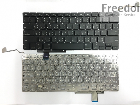 KEYBOARD-MACBOOK APPLE คีย์บอร์ด MacBook Pro - 17 inc Unibody A1297 2009-2012 (ภาษาไทย-อังกฤษ) 