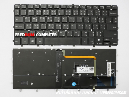 KEYBOARD DELL คีย์บอร์ด Dell INSPIRON P57G 13-7000 N7547 N7548 15-7558 15-7568 SERIES 13-7347 13-7348 13 7347 7348 ไทย อังกฤษ 