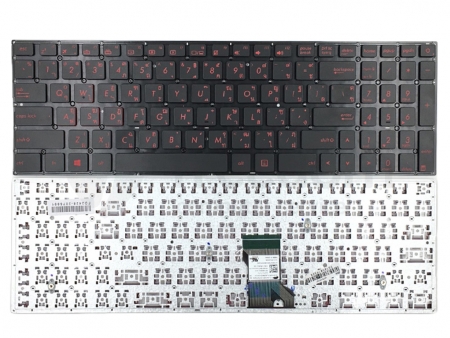 KEYBOARD ASUS คีย์บอร์ด Asus UX52 UX52A UX52V UX52VS  G501 Q501 N501 UX501 UX501JW N541 N541 N541L N541LA Q501L Q501LA N501 NX51A UX52 UX52A UX52V UX52VS มีไฟ(ไทย-อังกฤษ) 