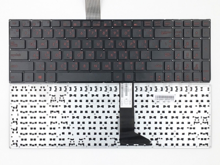 KEYBOARD ASUS คีย์บอร์ด Asus A550J K550 K550J X550 X550C X550CA X550CC X550CL X550VC X551 X551C X551CA (TH-US)(สีแดง) 