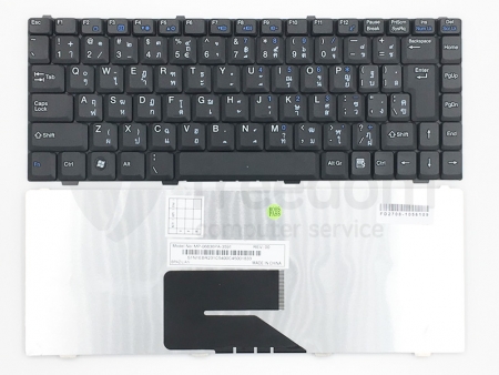 KEYBOARD MSI คีย์บอร์ด Msi PX200 PX210 PX211 CR410 CX410 CX413 CX420 GX400 GX403 GX440 EX300 EX310 (TH-US) 