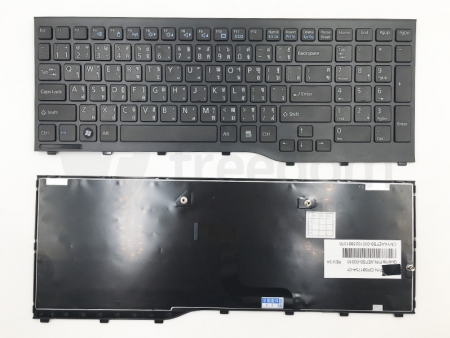 KEYBOARD FUJITSU  คีย์บอร์ด Fujitsu Lifebook AH552 A552 CP581751-01 CP611954-01ไทย-อังกฤษ 
