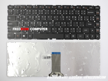 KEYBOARD IBM-LENOVO คีย์บอร์ด Lenovo S41-35 S41-70 S41-75 U41-70 YOGA 500 YOGA 500-14 500-14IBD 500-14IHW 500-14ACL U41-70 U41-75 100S-14IBR 100S-14IBR 300S-14ISK 300S-14ISK 500S-14ISK ไทย อังกฤษ 