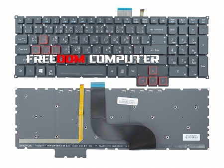 KEYBOARD ACER  คีย์บอร์ด Acer Predator G9-591 G9-591R G9-592 G9-593 PREDATOR 17 15 G9-591 G9-592 G9-593 / G9-791 G9-792 G9-793  ไทย อังกฤษ 