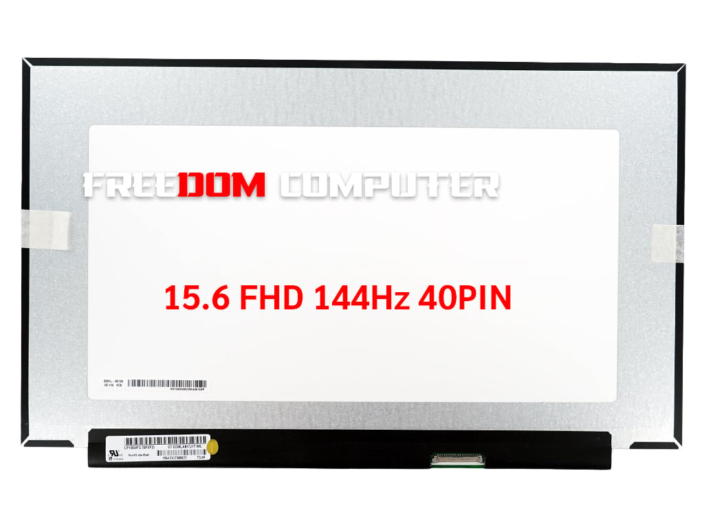 15.6 จอ LED 15.6 LED Slim Full HD 1920*1080 IPS 144HZ 40 Pin จอบางไม่มีหู LP156WFG SP F2  B156HAN08.0 B156HAN08.4 N156HRA-EA1 LM156LF2F01  NV156FHM-NX1 LP156WFG(SP)(F3) NV156FHM-NX4 NV156FHM-NX3  NV156FHM-NX5 B156HAN09.2 LM156LF2F03 NV156FHM-N4G NE156FHM-NX5 N156HRA-GAA N156HMA-GA1