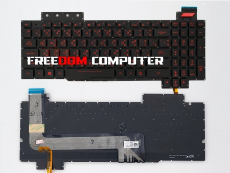 KEYBOARD ASUS คีย์บอร์ด ASUS FX503 FX503V FX503VD FX503VM ไทย-อังกฤษ มีไฟ Backlite 