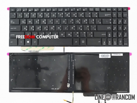 KEYBOARD ASUS คีย์บอร์ด ASUS N580V ไทย อังกฤษ 
