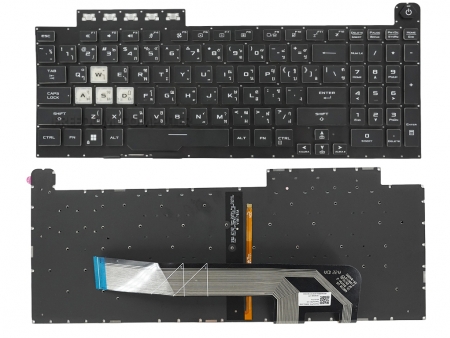 KEYBOARD ASUS คีย์บอร์ด ASUS TUF Gaming FX506 FX506LI FA506 A15 FA506 FA506IU FA506IV FA506II TUF A17 FA706 FA706II FA706IU Series ไทย อังกฤษ มีไฟ 