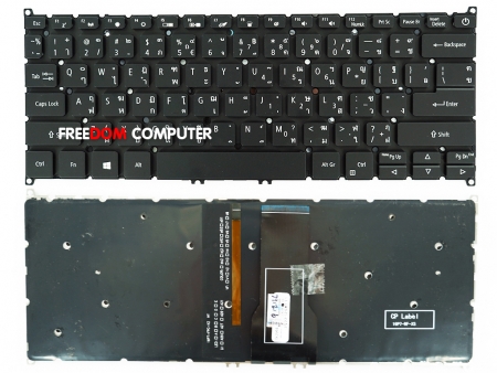 KEYBOARD ACER คีย์บอร์ด ACER Swift 3 SF314-54 SF114-32 Aspire 3 A314-22 SF314-41 SF314-55G มีไฟ ไทย-อังกฤษ 