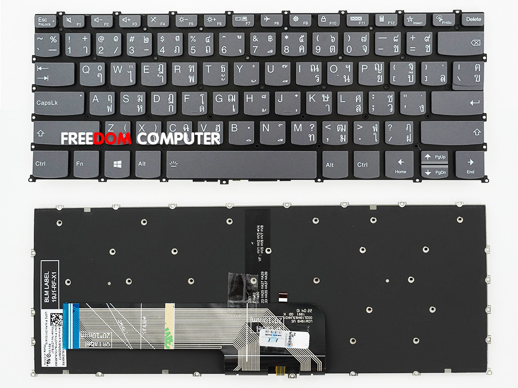 Tastiera UK Di Ricambio Per Lenovo IdeaPad 3 (14IIL05, 14IML05, 14ITL05) – Modelli 81WD, 81WA, 81X7 – Nera