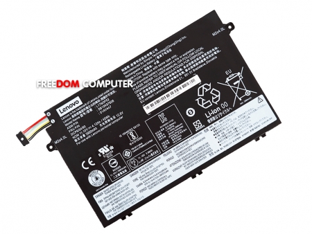 BATTERY-NOTEBOOK IBM-LENOVO แบตเตอรี่โน๊ตบุ๊ค (แท้)  L17L3P51 L17M3P52 L17L3P52 SB10K97606 01AV445  สำหรับ LENOVO ThinkPad E14 E15 E480 E580 R480 R580 L480 L580 45Wh  