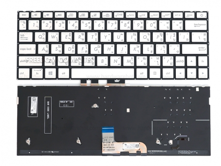 KEYBOARD ASUS คีย์บอร์ด ASUS Zenbook UX333F ไทย อังกฤษ สีเทา 