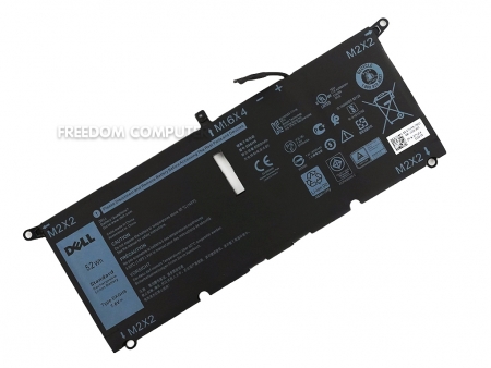 BATTERY-NOTEBOOK DELL แบตเตอรี่โน๊ตบุ๊ค(แท้) DXGH8 สำหรับ Dell XPS 13 9370 9380 5390 HK6N5 DXGH8 P82G 