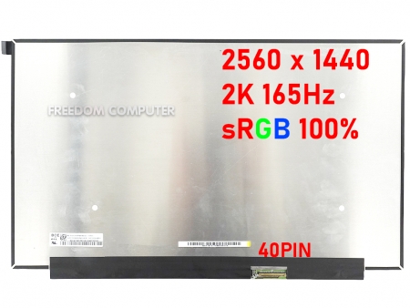 หน้าจอโน๊ตบุ๊ค BOE 15.6 จอโน๊ตบุ๊ค ขนาด 15.6 นิ้ว QHD 2560*1440 165HZ 40 PIN MNF601CA1-3 NE156QHM-NY2 NE156QHM-NY1 NE156QHM-NY4 V8.0 LENOVO Legion 5 15ACH6A  15IAH7H 15ACH6H / MSI GP66 VECTOR 12UGS-082TH