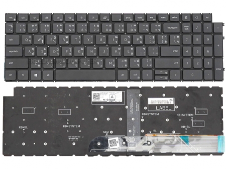 KEYBOARD DELL คีย์บอร์ดโน๊ตบุ๊ค KEYBOARD DELL LATITUDE 3520 Vostro 3510 Inspiron 15 3511 3515 5510มีไฟ 