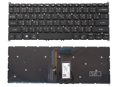 KEYBOARD ACER คีย์บอร์ด ACER Spin 5 SP513-52N SF314-56 SP513-52N SF114-32 SP513 -51 SP314-51 SP513-53N  ไทย-อังกฤษ มีไฟ 