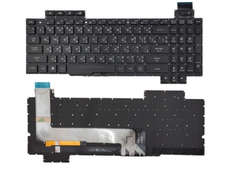 KEYBOARD ASUS คีย์บอร์ด Asus ROG Strix GL503 GL503V GL503VD GL503VD-DB71 GL503VD-DB74 GL503VM GL503VS Series  ไทย-อังกฤษ มีไฟ 