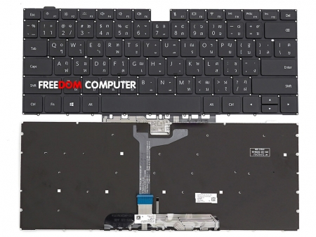 KEYBOARD คีย์บอร์ด HUAWEI Matebook D15 BOH-WAQ9R BoB-WAI9Q / 14 2020 ...