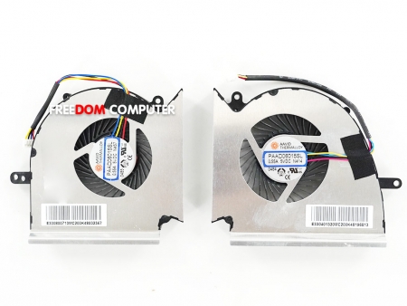 พัดลมโน๊ตบุ๊ค MSI พัดลม CPU & GPU โน๊ตบุ๊ค MSI GE75 GL75 GP75 2ชิ้น L+R 