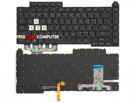 KEYBOARD ASUS คีย์บอร์ด  ASUS ROG Strix G15 G513RM G15 G513Q G513QM G513QY GL543 G513RM ไทย-อังกฤษ มีไฟ RGB 