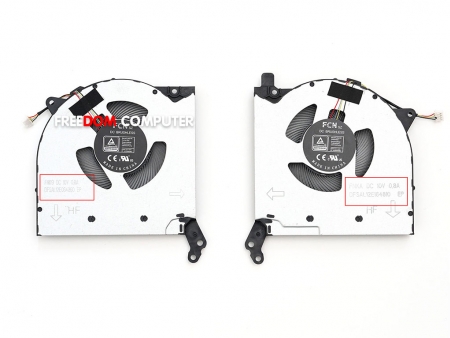 พัดลมโน๊ตบุ๊ค IBM-LENOVO พัดลม CPU & GPU โน๊ตบุ๊ค LENOVO LEGION 5 15ACH6H DC 10V (แกะเทียบก่อนสั่ง) L+R 2ชิ้น 