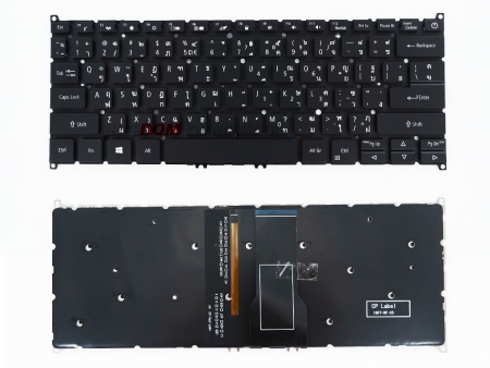 KEYBOARD ACER KEYBOARD คีย์บอร์ด Acer ACER SWIFT 3 SF314-511-745J 5 A514-388H 5 A514-54-36HR สีดำ มีไฟ 