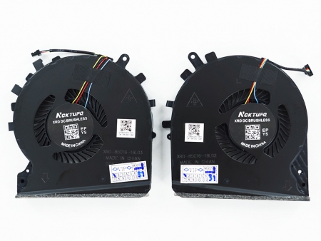 พัดลมโน๊ตบุ๊ค HP-COMPAQ พัดลม CPU HP Pavilion 15-DK 15-DK0051WM L57170-001 L56900-001 2ชิ้น L+R 