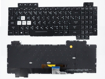 KEYBOARD ASUS คีย์บอร์ด Asus ROG Strix Scar II GL704 GL704GM GL704GM-DH74 GL704GV GL704GV-DS74 GL704GW GL704GW-PS74 