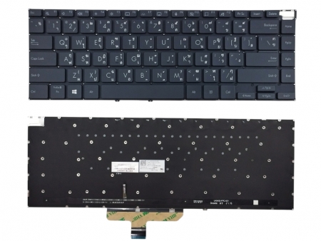 KEYBOARD ASUS คีย์บอร์ดโน๊ตบุ๊ค ASUS ZenBook UX5401 UX5401EA UX5401EAJ UX5401ZA UX5401ZAS UX5400 มีไฟ ไฟสีขาว 