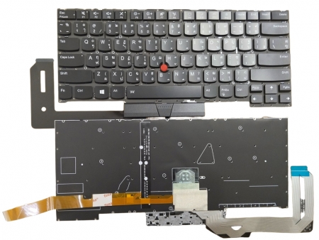 KEYBOARD IBM-LENOVO คีย์บอร์ด Lenovo Thinkpad T14S P14S ไทย อังกฤษ มีไฟ Backlight 